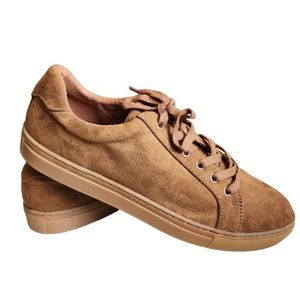 Banana Republic Men’s Brown Suede Lace Up Sneakers Size 8